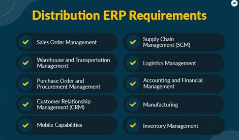 distribution erp comparison